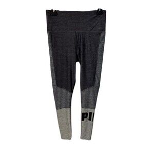 Pink Victoria Secret Ultimate Leggings Size M Workout High Waisted Gray